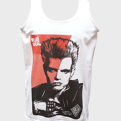 Buy Billy Idol Punk Rock T-shirt Sleeveless Unisex Vest Tank Top S-2XL • 14.99£