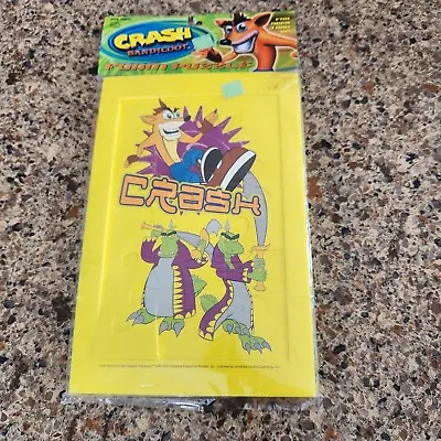 Buy Vintage 2000 Crash Bandicoot Foam Puzzle Merchandise Rare Video Game Merch #3 • 38£