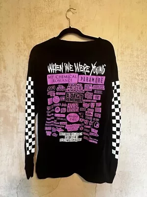 Buy When We Were Young Festival Top Never Worn Emo Band Merch Paramore MCR • 150£