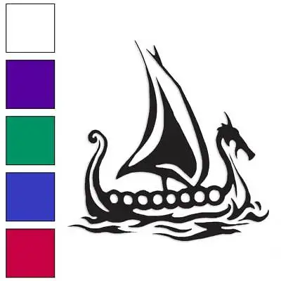 Buy Viking Ship Dragon Boat, Vinyl Decal Sticker, Multiple Colors & Sizes #719 • 7.67£