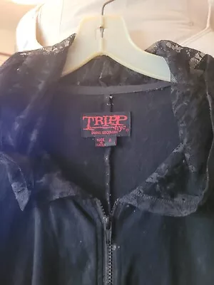 Buy Tripp NYC Hoodie Full Zip Sweater Jacket Size 6X Plus Size Straps • 51.53£