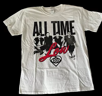 Buy All Time Low White Band T-shirt Size Large L Brand New Without Tags BNWOT • 11.95£