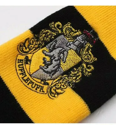 Buy Harry Potter Scarf  Hufflepuff Yellow Black Unisex World Book Day • 10.99£