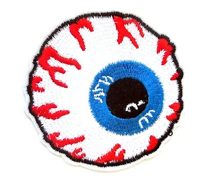 Buy Eyeball Iron On Patch- Funny Halloween Scary Eye Crafts Badge Patches HD278 • 1.79£