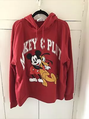 Buy Mickey Pluto Disney Ladies Hoodie Size 18 / 20 • 7.99£