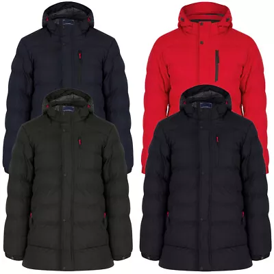 Buy Tokyo Laundry Men's Jacket Quilted Hooded Puffer Coat Winter Warm Padded Thick • 41.99£