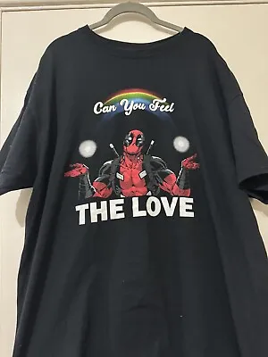 Buy Mens Deadpool T-shirt Size XL Marvel Good Condition • 2.50£