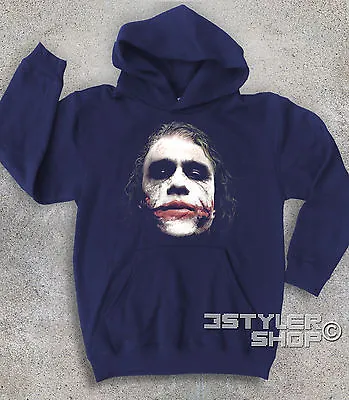Buy Sweatshirt Child Joker 1 The Dark Knight Batman Heath Ledger • 29.05£