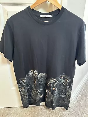 Buy RARE GIVENCHY T-Shirt Baboon Print Black Size XL Pristine Worn Once RRP £620 • 189£