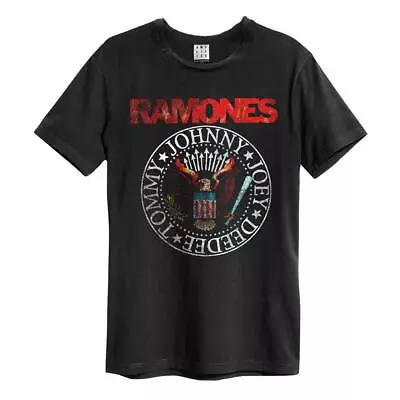 Buy Amplified Unisex Adult Vintage Seal Ramones T-Shirt GD1480 • 31.59£