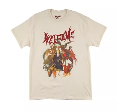 Buy Welcome Skateboards Torment Tee Shirt - Bone - Size Small • 31.62£