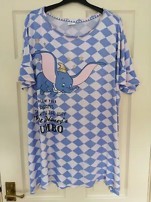Buy Ladies 'love To Loung' Disney Dumbo Pyjama Top Size L • 1.49£
