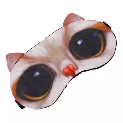 Buy Cute Cartoon Animal Sleep Eye Mask Blindfold Eye For Travel Nap Night • 4.69£