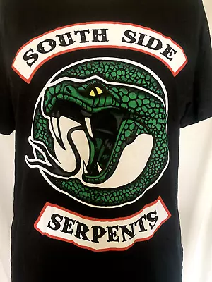 Buy Riverdale TV Show Southsdie Serpents Black T-shirt Size 16 New • 9.95£