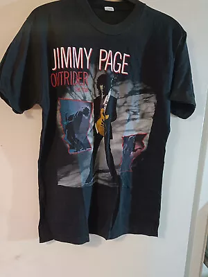 Buy Jimmy Page 1988 T Shirt Outrider Tour Genuine Original Merchandise Mens Size L • 29.99£