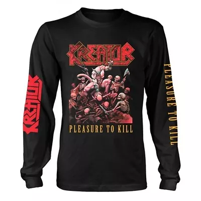 Buy Kreator - Pleasure To Kill (NEW MENS LONG SLEEVE SHIRT ) • 27.08£