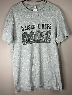 Buy Kaiser Chiefs Tour T-Shirt 2007 Yours Truly Angry Mob Grey Size S DC Thompson • 15.39£