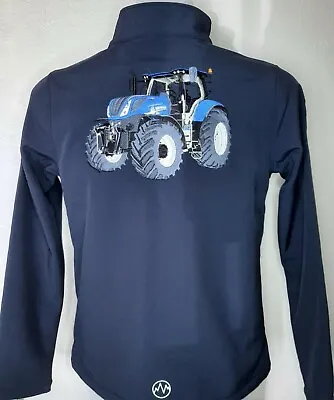 Buy New Holland Softshell Jacket Tractor Farming Agriculture Adult Men Christmas Xma • 44.99£