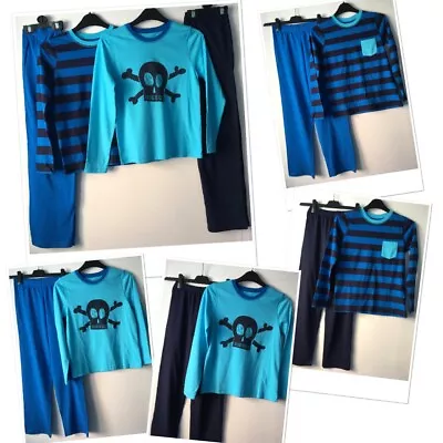 Buy George New Boys Skull & Striped Theme Pyjamas Mix N Match Sets 9-10 Years  • 7.95£