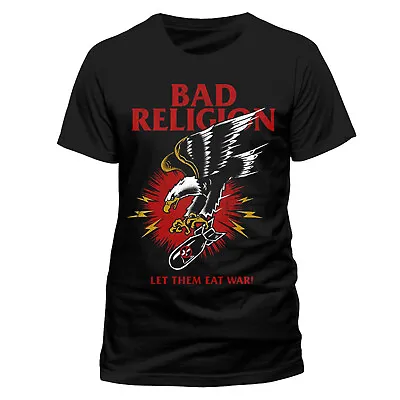 Buy Bad Religion Eagle Let Them Eat War Punk Rock Licensed Tee T-Shirt Men • 20.56£