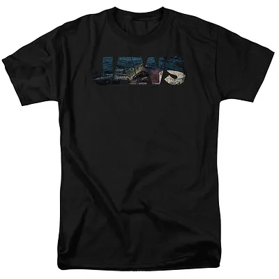 Buy Jaws Logo Cutout T-Shirt Sizes S-3X NEW • 23.93£