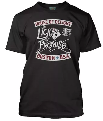 Buy AEROSMITH Inspired LICK AND A PROMISE, Men's T-Shirt • 18£