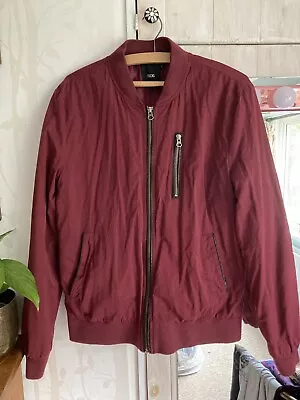 Buy ASOS Men’s Burgundy Bomber Jacket, Size M • 9.99£