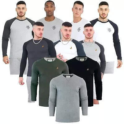Buy Mens Brave Soul Long Sleeve Cotton T-Shirt Single Or 3 Pack Base Layer Muscle • 9.99£
