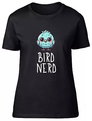 Buy Bird Nerd Womens T-Shirt Cute Kawaii Bird Ladies Gift Tee • 8.99£