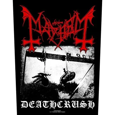 Buy MAYHEM BACK PATCH : DEATHCRUSH : EP Album Death Crush Official Licenced Merch • 8.95£