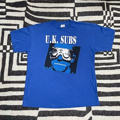 Buy Vintage U.K. Subs Another Kind Of Blues Rare Punk Band Tour Shirt 90s 1990s • 80£