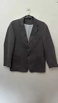 Buy Blue Harbour Mens Blazer Jacket Summer 100% Cotton Dark Khaki Medium • 25£