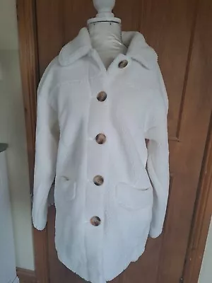Buy Missguided Shacket White Jacket Teddy Bear Coat Size XSSize  8 NEW BNWT • 17£