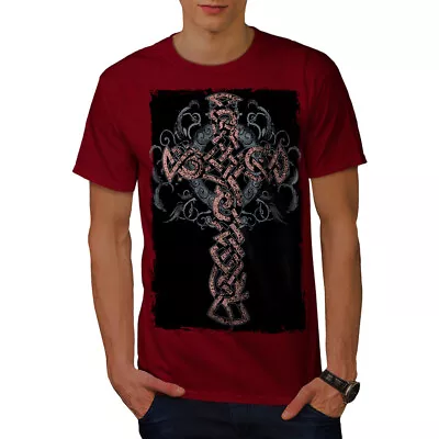 Buy Wellcoda Medieval Tomb Stone Mens T-shirt, Grave Graphic Design Printed Tee • 15.99£