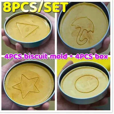 Buy 8PCS Game Candy Mold Korean Traditional Sugar Cookie Merch Moul Making Tools Set • 8.99£