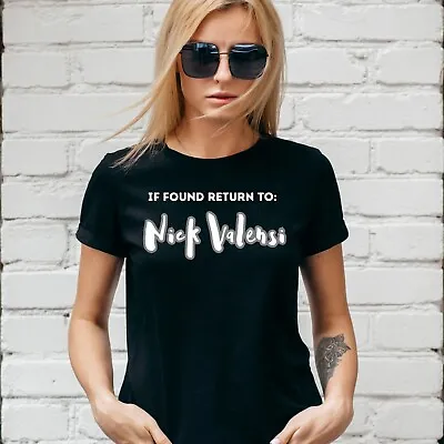 Buy IF FOUND RETURN TO NICK VALENSI T-SHIRT, THE STROKES, Unisex/Lady Fit • 13.99£