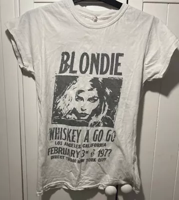 Buy Blondie T Shirt Punk Rock Band Merch Tour Tee Debbie Harry Ladies Size Small • 12.95£