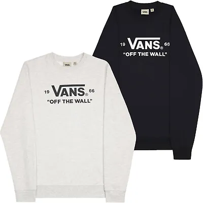Buy Vans Mens Mini Off The Wall Crew Neck Long Sleeve T-Shirt Tee Top • 49.95£