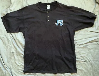 Buy PAUL SIMON 2000's Promo CREW Concert T-Shirt BLUE Henley-Style XL Garfunkel  • 37.80£