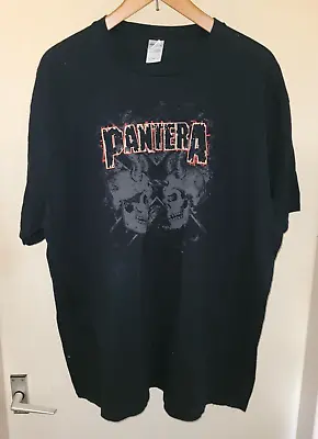 Buy Pantera T Shirt Size XXL Watermarked Skulls Metal Thrash Dimebag 2012 • 24.99£