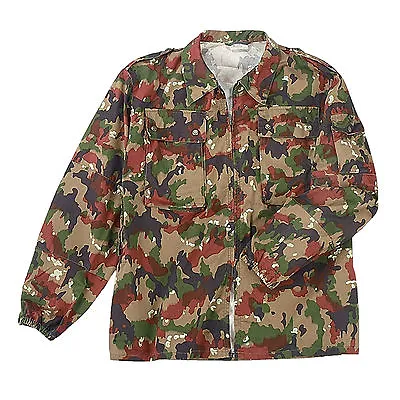 Buy Genuine Swiss Army Issue M83 Alpenflage Camo Field Jacket UNUSED • 21.99£