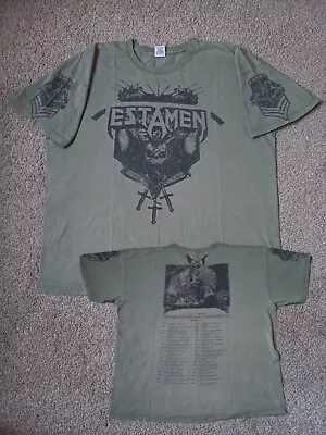 Buy Vintage Testament 2009 Tour T-Shirt - Size 2XL - Heavy Thrash Metal - Exodus • 14.99£