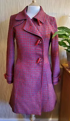 Buy NESS Designed By Scotland Tartans Ladies Coat Wool Size 10 See All Pictures  • 40£