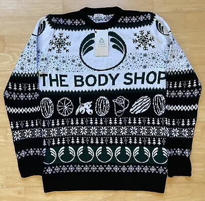 Buy Small 38  Inch Chest The Body Shop Christmas Ugly Sweater Jumper Xmas • 24.99£
