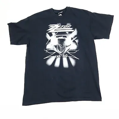 Buy ZZ TOP Vintage Retro Band Rock T-shirt Graphic SZ  L (m5361) • 18.95£