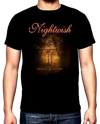 Buy Nightwish, Human Nature, Men's  T-shirt, 100% Cotton, S To 5XL • 28.36£
