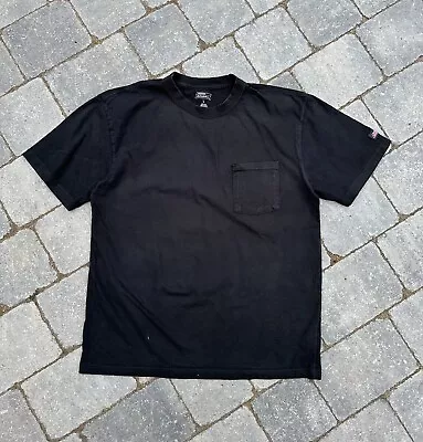 Buy Dickies Pocket Short Sleeve T-Shirt Black Cotton Men’s L • 15£