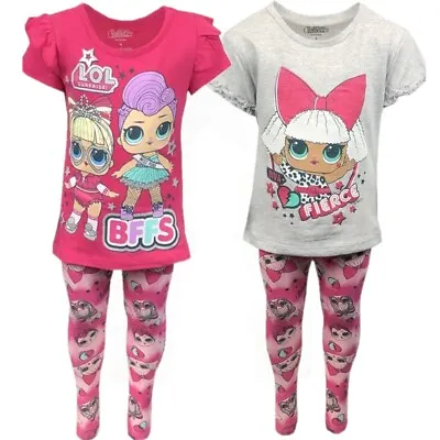 Buy Girls Kids Children LOL Surprise T-Shirt Leggings Summer Set  Age 5 6 7 8 Years • 8.99£