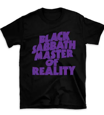 Buy Rock T Shirt, Master Of Reality Black Sabbath , Size M - 5XL, Printed In UK. • 15.95£