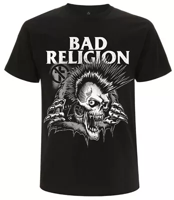Buy Bad Religion Bust Out Black T-Shirt - OFFICIAL • 17.69£